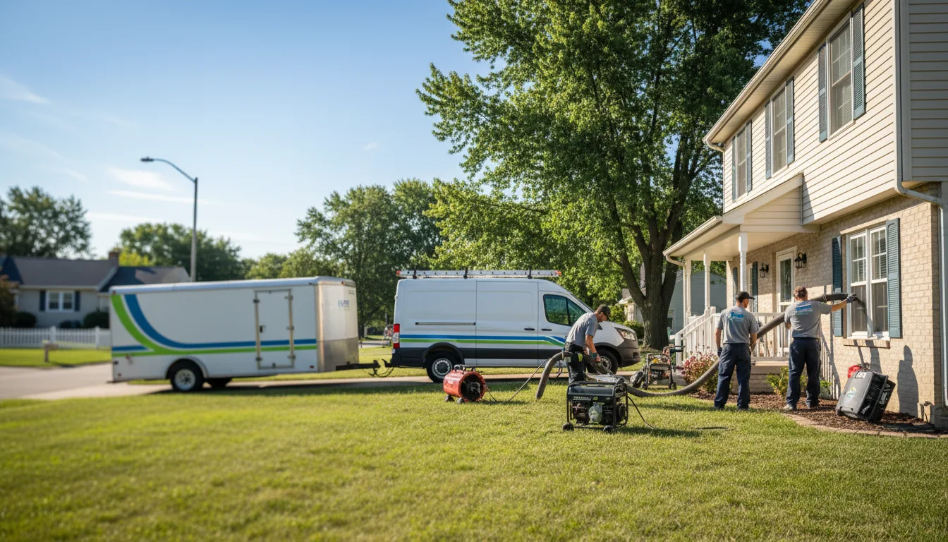 Flooded Basement Restoration And Cleanup With Repair in Ransom, KS near me